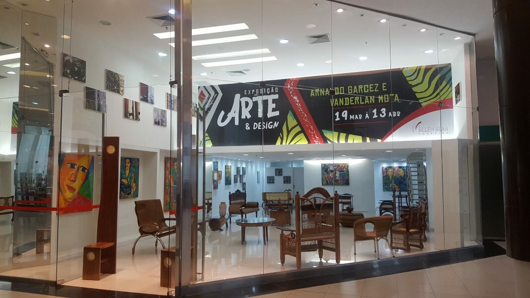 Shopping recebe exposição 'Arte & Design' de Arnaldo Garcez e Vanderlan Mota